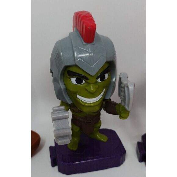 2019 Mcdonalds Toys Groot Hulk Iron Man Hulk Buster Bucky Falcon Korg Moving - Picture 3 of 7